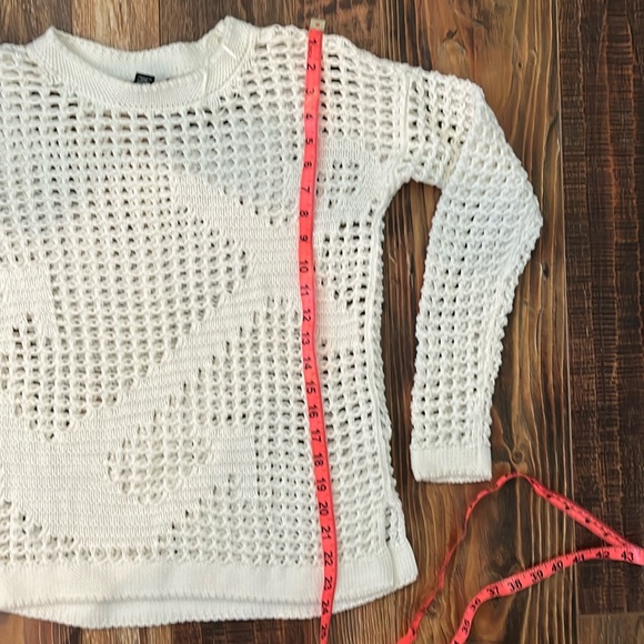 White Open Knit Sweater ⚓️ - Picture 5 of 5